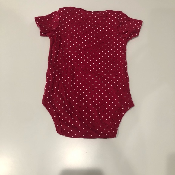 Carters red polkadot onesie - Picture 3 of 3